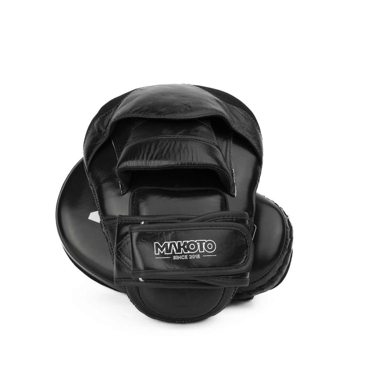 Guanteletas Makoto Angular Negro - 100% Cuero