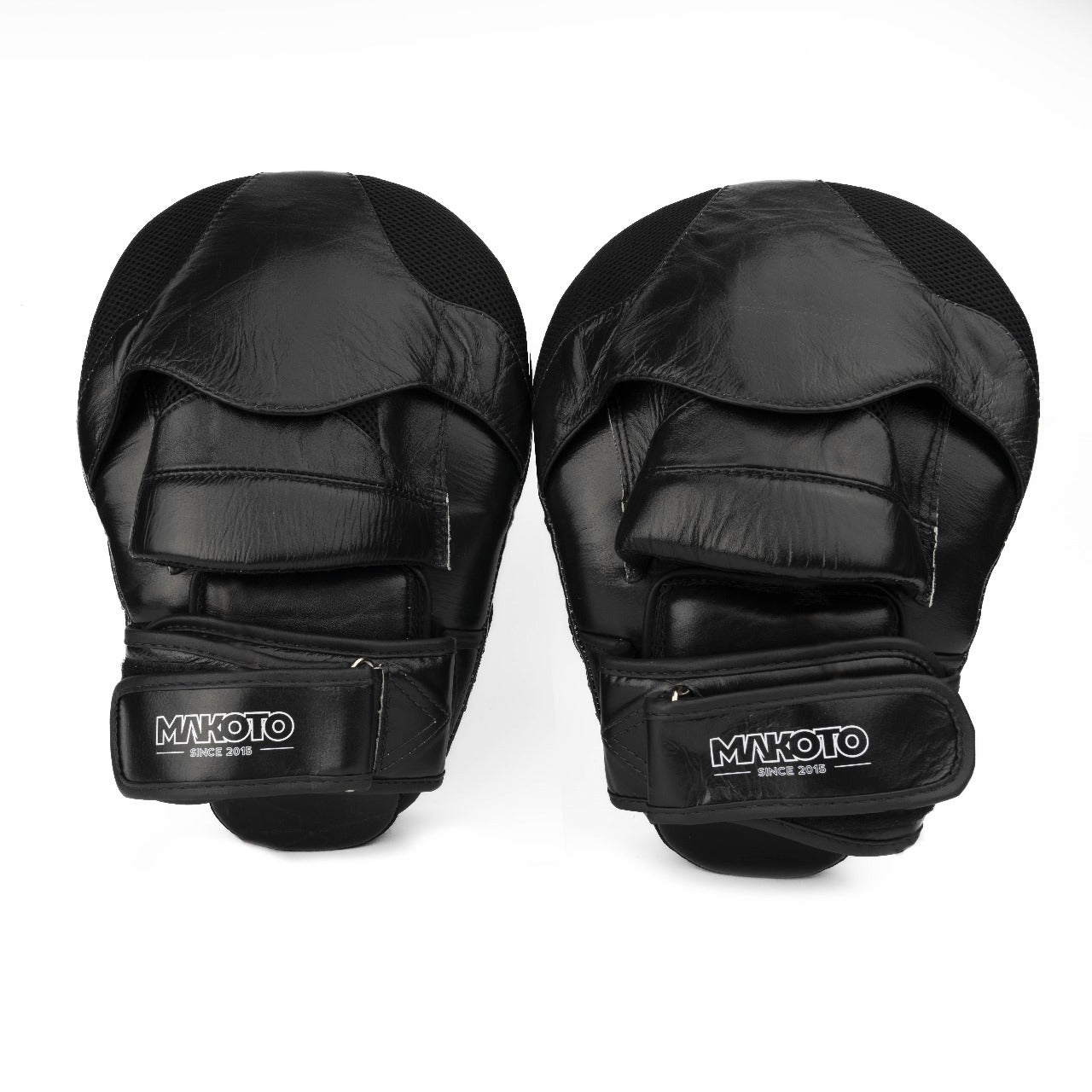 Guanteletas Makoto Angular Negro - 100% Cuero