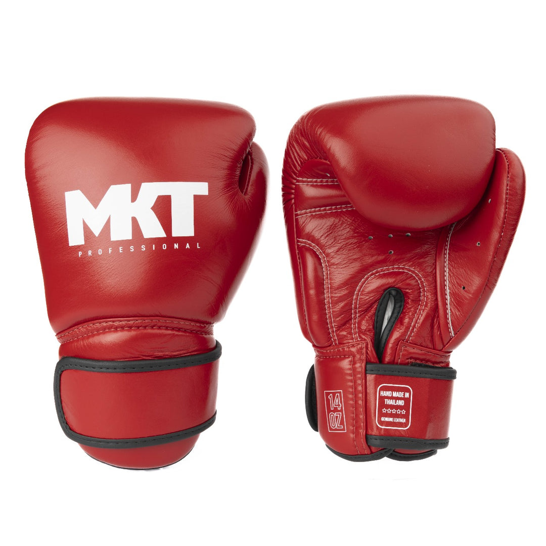 Guantes de Boxeo Makoto Elite Rojo - 100% Cuero