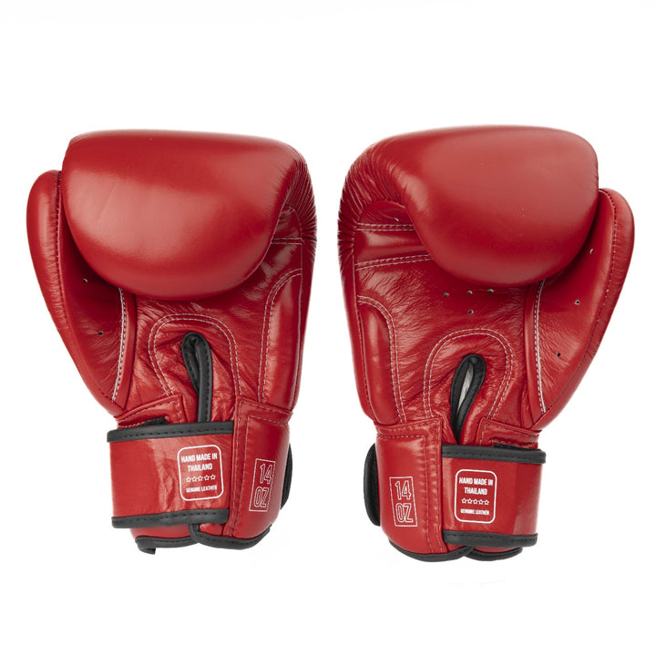 Guantes de Boxeo Makoto Elite Rojo - 100% Cuero