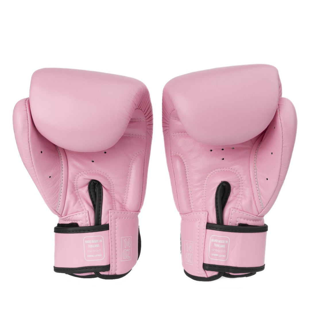 Guantes de Boxeo Makoto Elite Rosado - 100% Cuero