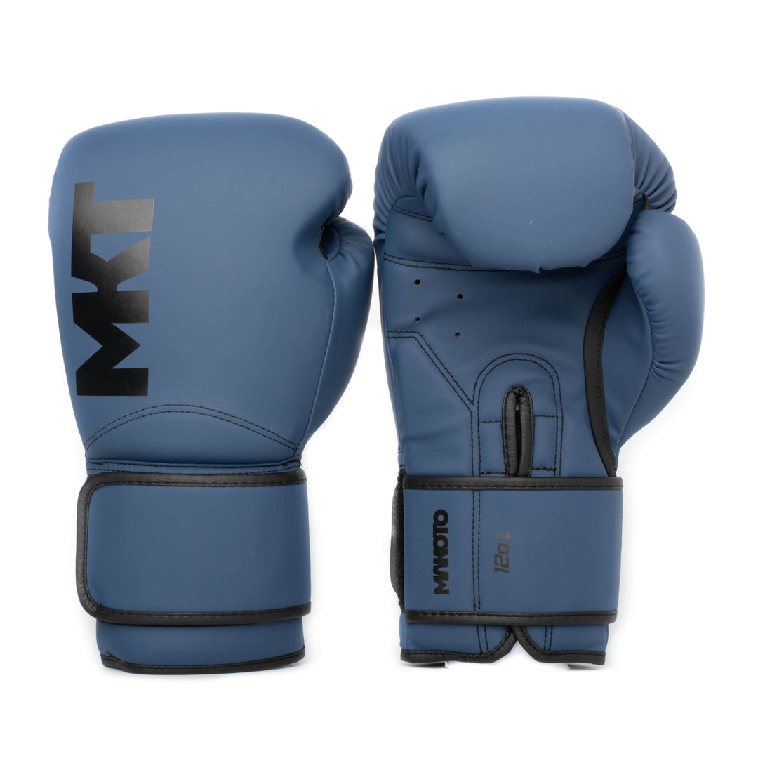 Guantes de Boxeo Makoto M2 Mate Azul - 100% Poliuretano