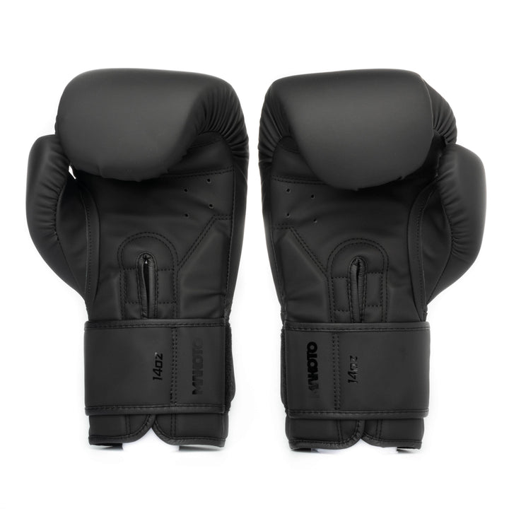 Guantes de Boxeo Makoto M2 Mate Negro- 100% Poliuretano