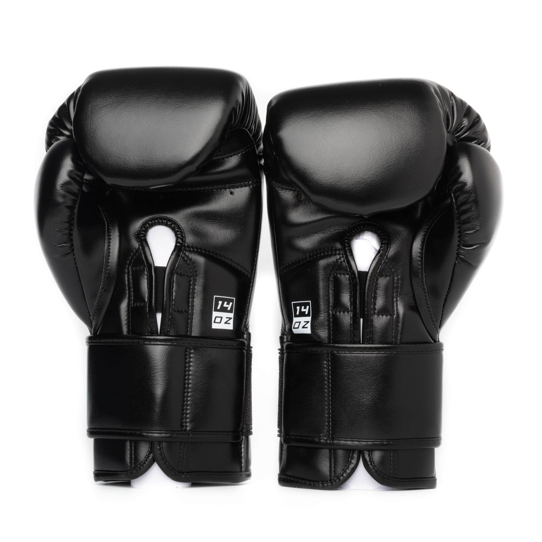 Guantes de Boxeo Makoto Pro Negro - 100% Microfibra Premium