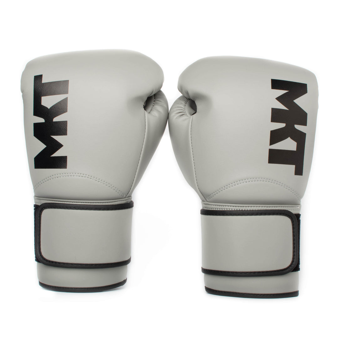 Guantes de Boxeo Makoto M2 Mate Gris -  Microfibra Premium