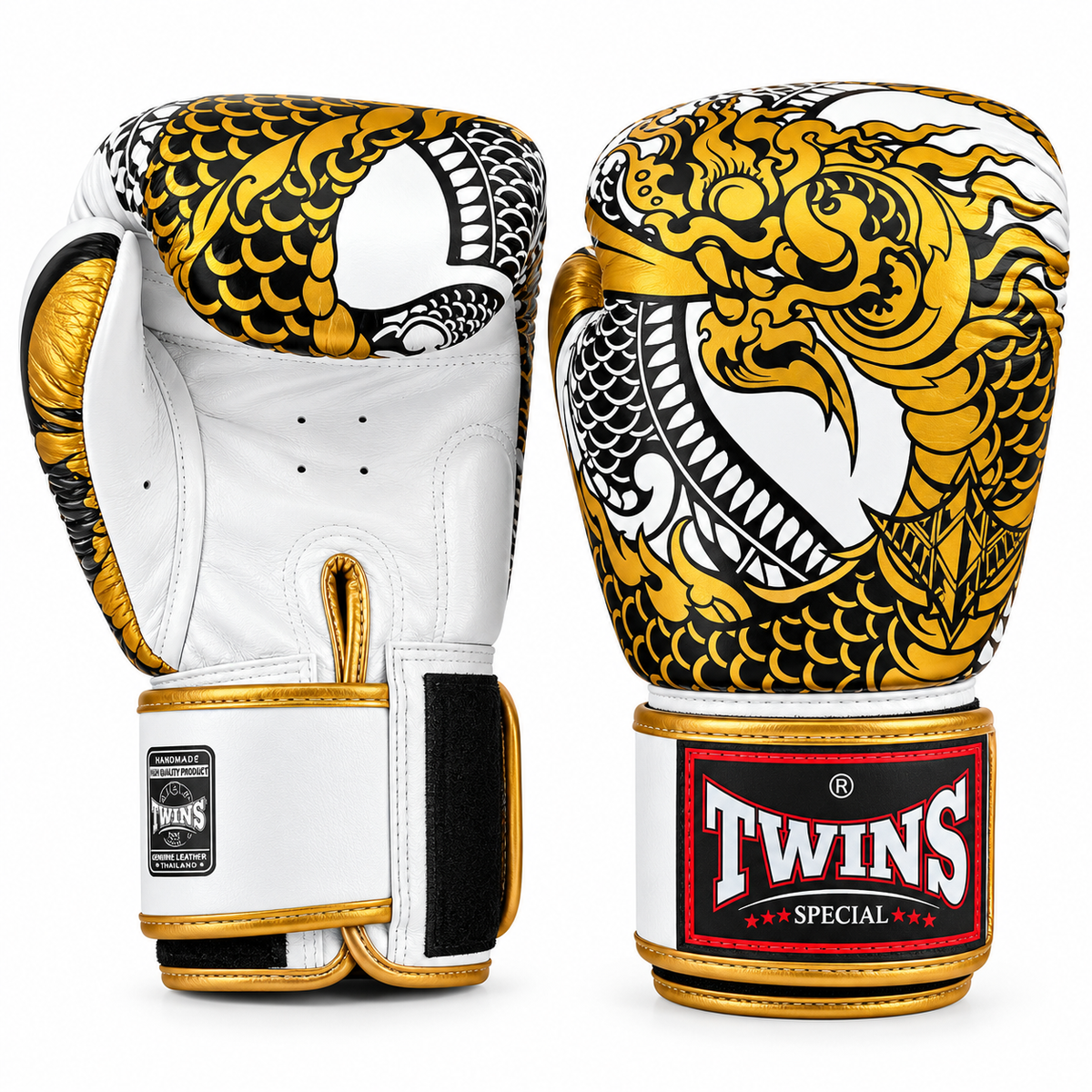 Guantes de Boxeo Twins Special Nagas FBGVL4-52 - 100% Cuero