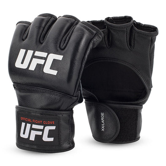 Guantes de MMA UFC Pro Negro - 100% Cuero