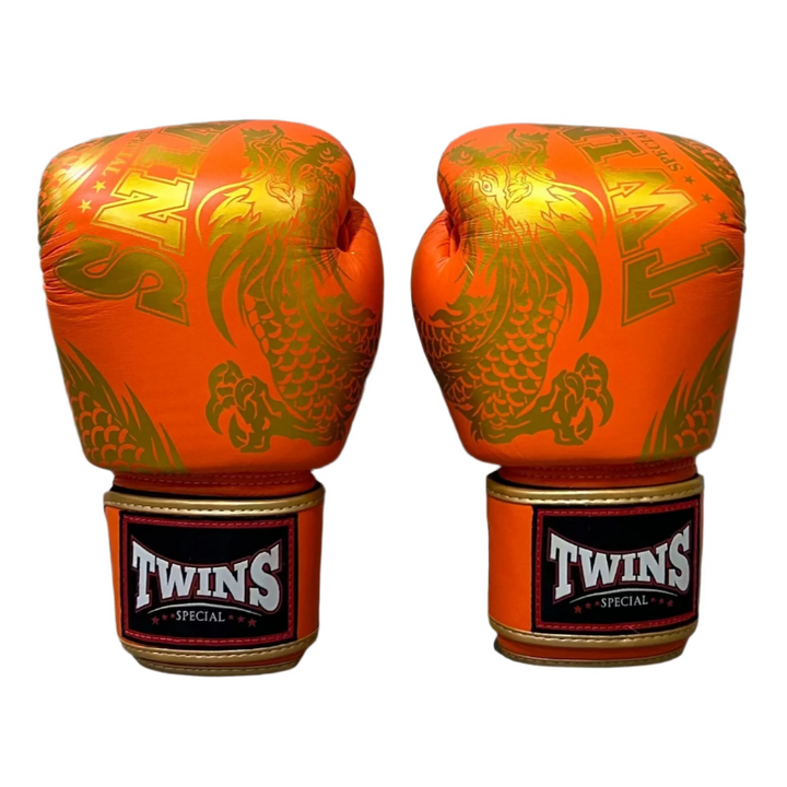 Guantes de Boxeo Twins Special Dragon 49 FBGVL3-49 - 100% Cuero