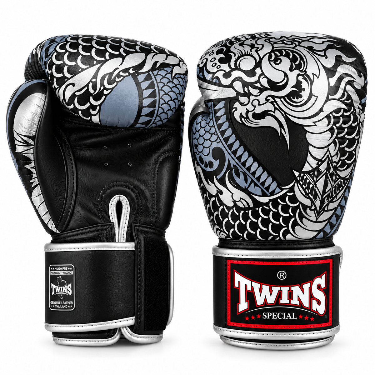 Guantes de Boxeo Twins Special Nagas FBGVL4-52 - 100% Cuero