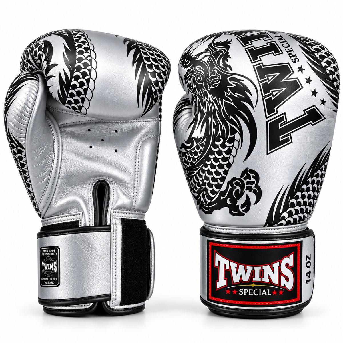 Guantes de Boxeo Twins Special Dragon 49 FBGVL4-49 - 100% Cuero