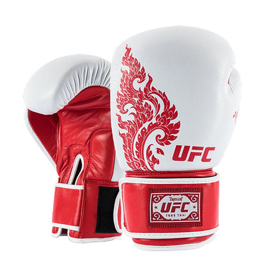 Guantes de Boxeo UFC Thai Blanco - 100% Cuero