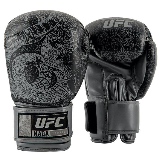 Guantes de Boxeo UFC Naga Negro - 100% Poliuretano
