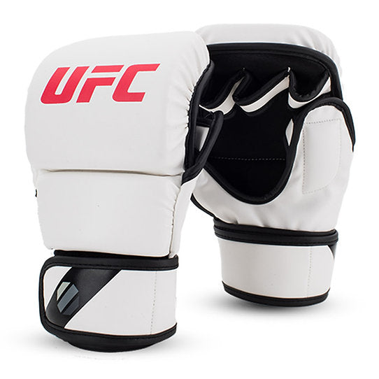 Guantes de MMA UFC Sparring Blanco- 100% Poliuretano