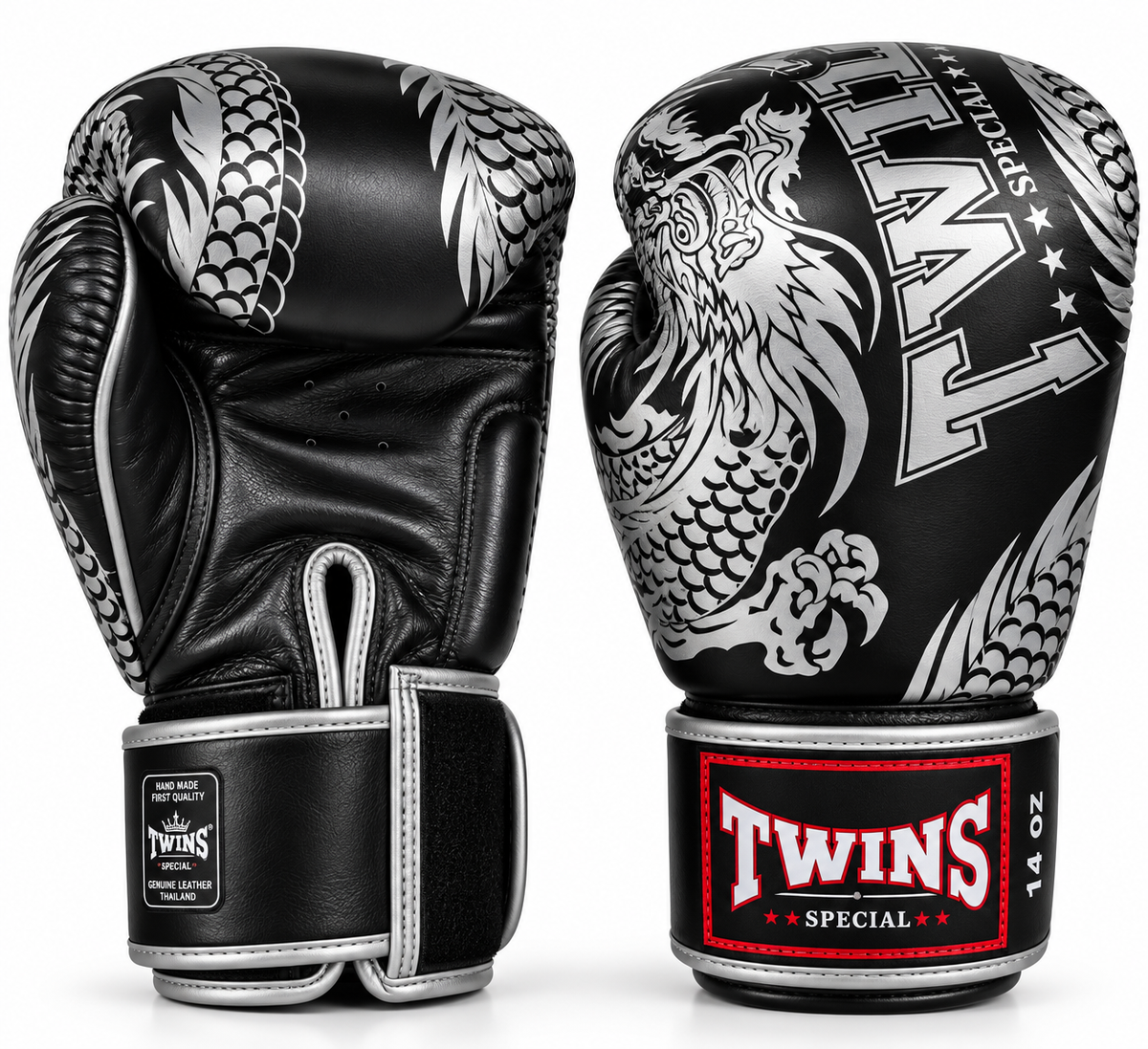Guantes de Boxeo Twins Special Dragon 49 FBGVL4-49 - 100% Cuero