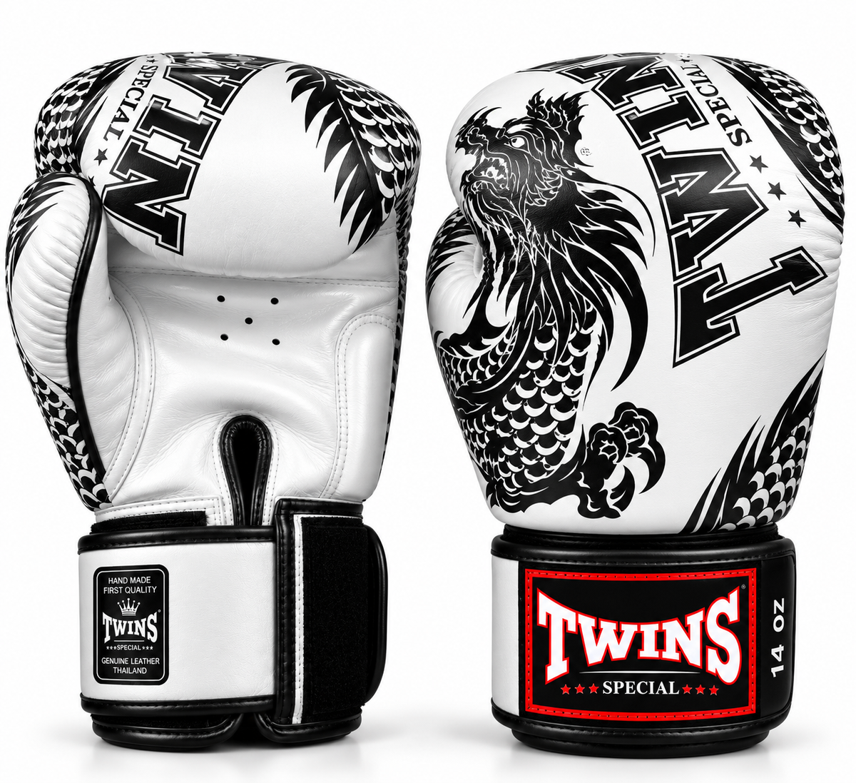 Guantes de Boxeo Twins Special Dragon 49 FBGVL4-49 - 100% Cuero