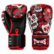 Guantes de Boxeo Twins Special Skull FBGVL4-53 - 100% Cuero