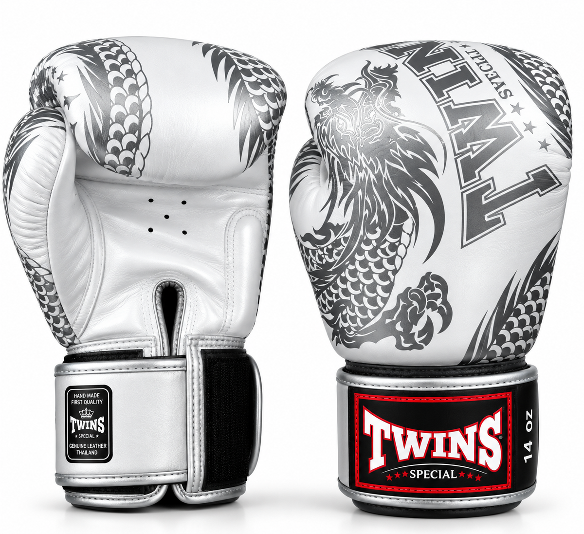 Guantes de Boxeo Twins Special Dragon 49 FBGVL4-49 - 100% Cuero