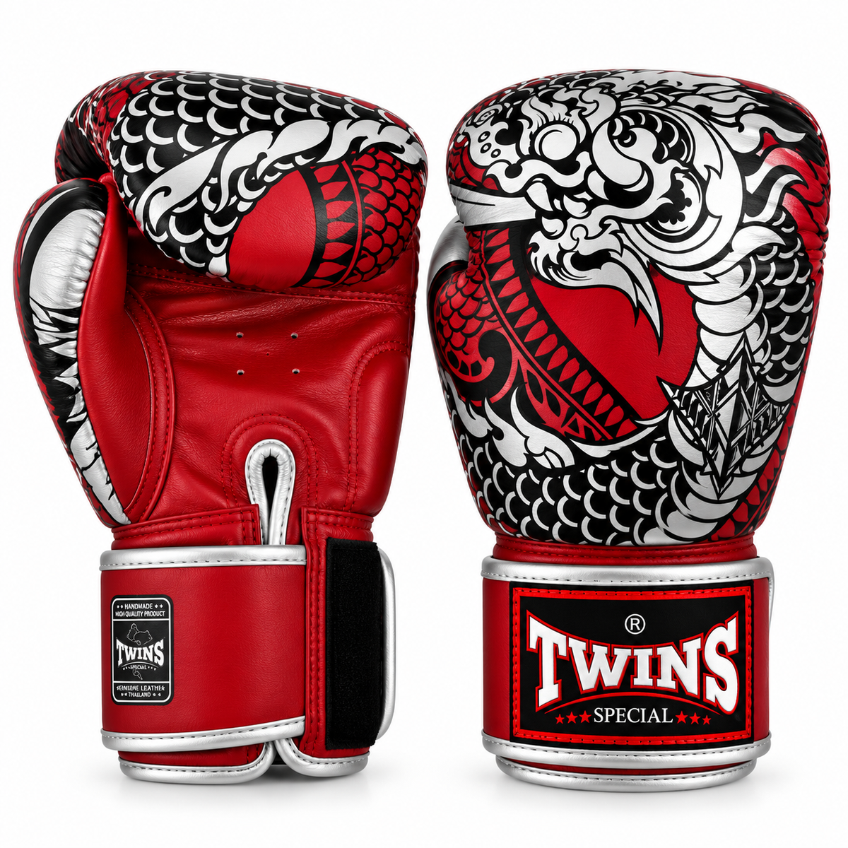Guantes de Boxeo Twins Special Nagas FBGVL4-52 - 100% Cuero