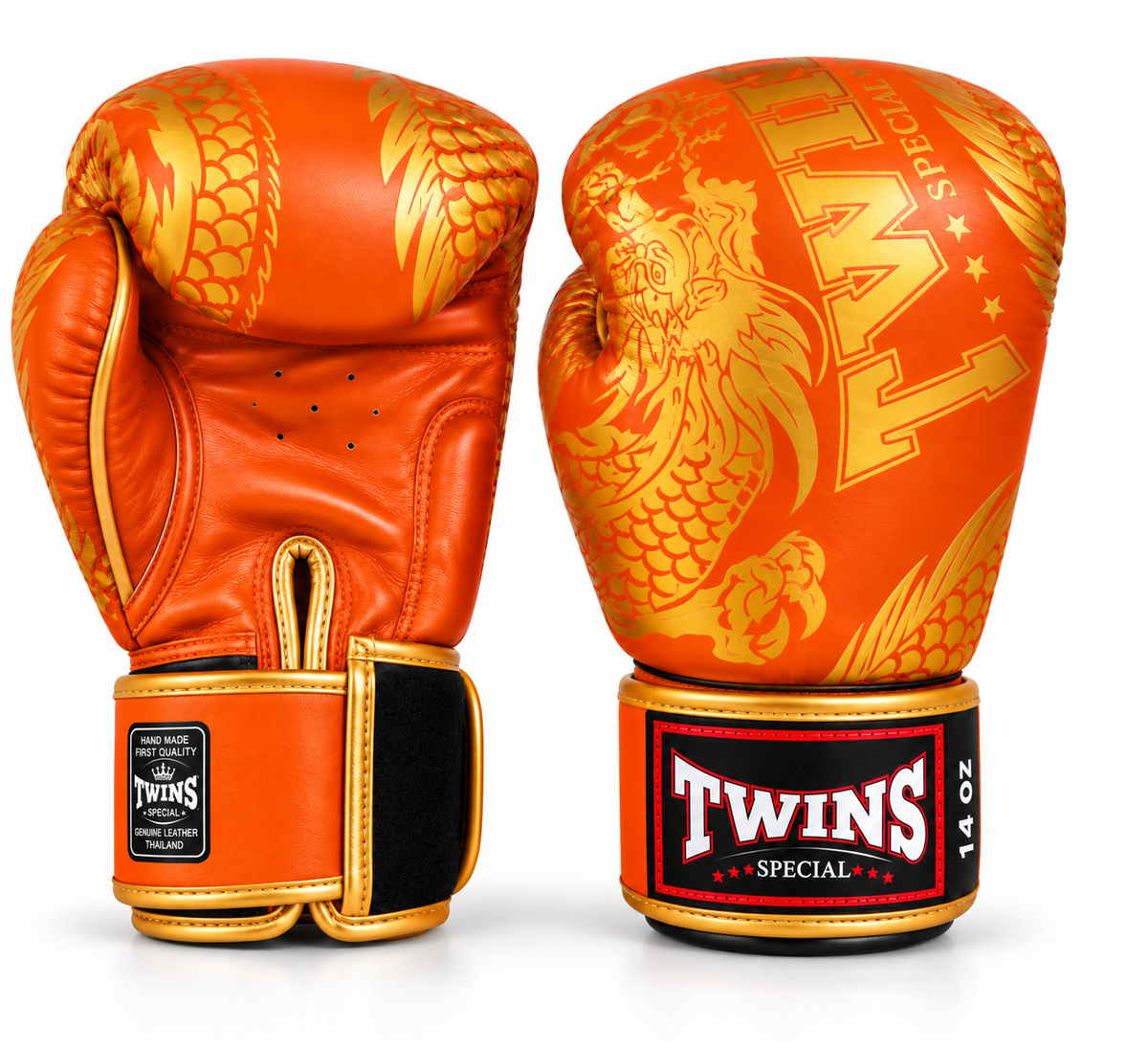 Guantes de Boxeo Twins Special Dragon 49 FBGVL4-49 - 100% Cuero