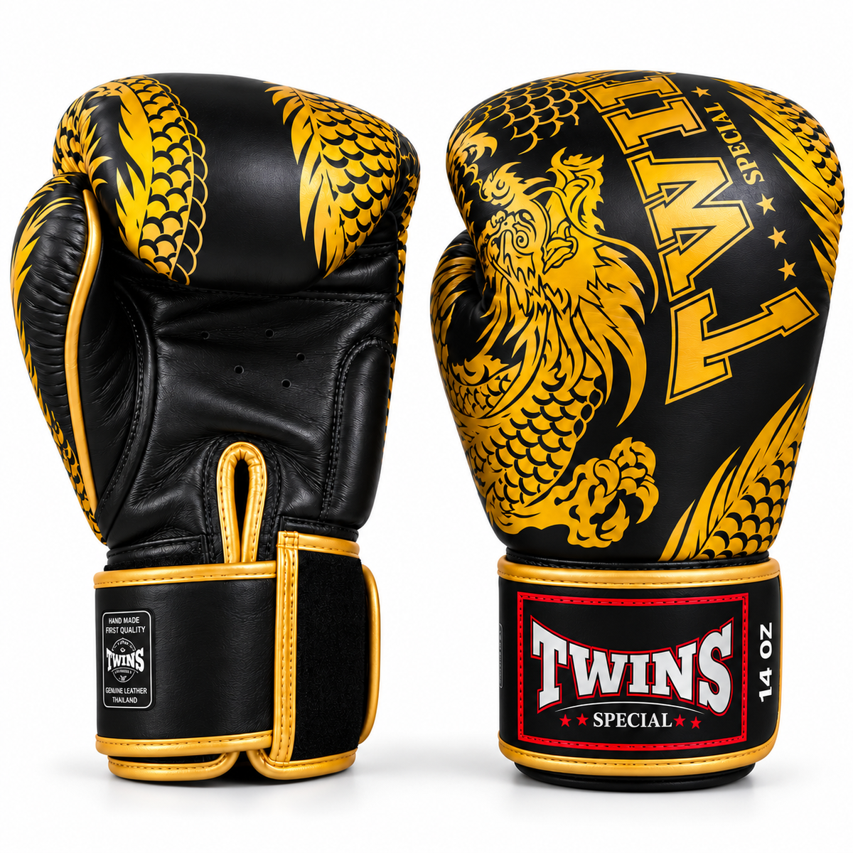 Guantes de Boxeo Twins Special Dragon 49 FBGVL4-49 - 100% Cuero