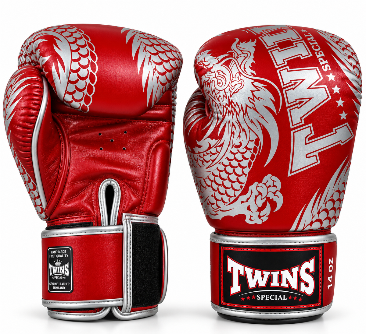 Guantes de Boxeo Twins Special Dragon 49 FBGVL4-49 - 100% Cuero