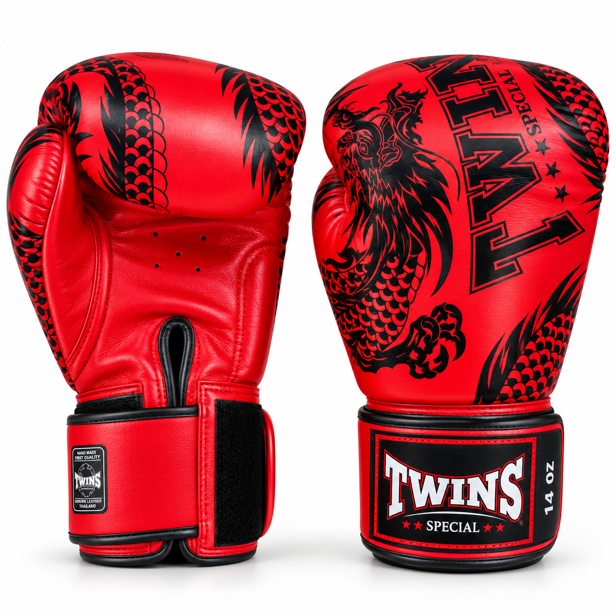 Guantes de Boxeo Twins Special Dragon 49 FBGVL4-49 - 100% Cuero