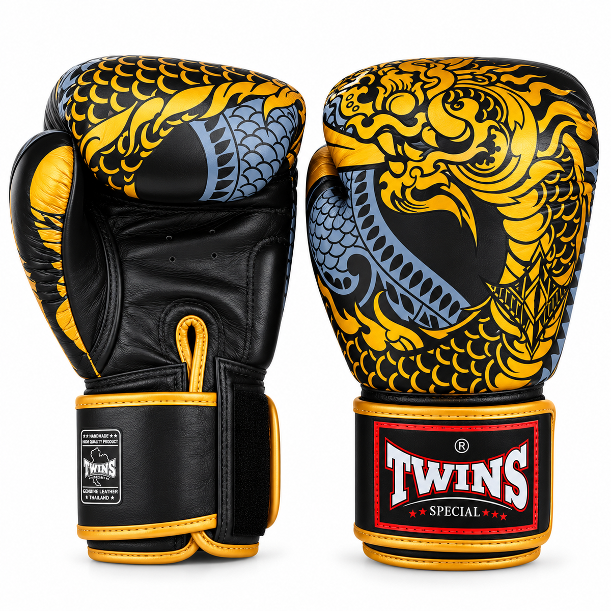 Guantes de Boxeo Twins Special Nagas FBGVL4-52 - 100% Cuero