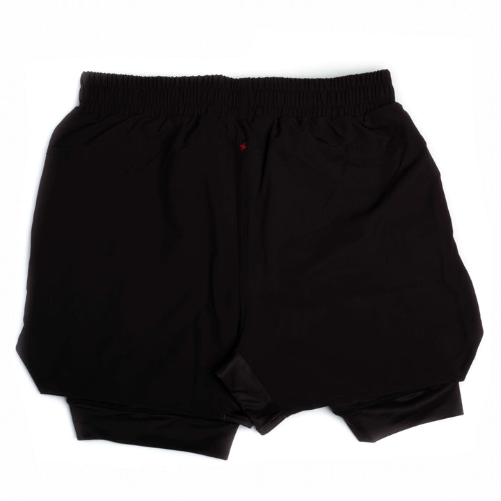 Short Pride Hybrid 2 en 1 Negro para Muay Thai, Kickboxing, MMA.