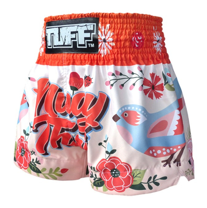 Shorts de Muay Thai Tuff "Birds Pattern"