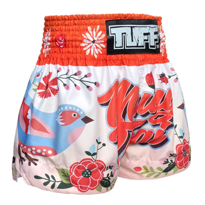Shorts de Muay Thai Tuff "Birds Pattern"