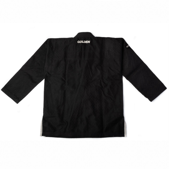 Kimono de Jiujitsu Golden Chess Negro - 100% Algodón