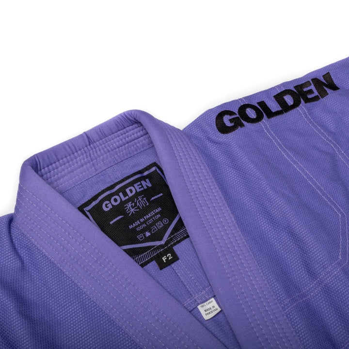 Kimono de Jiujitsu Golden Light Lavanda - 100% Algodón