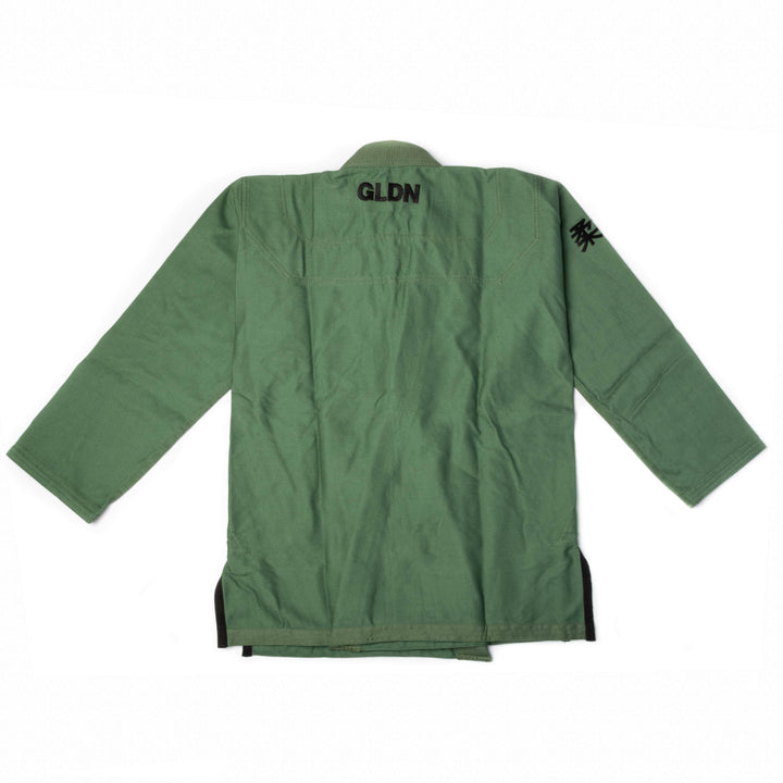 Kimono de Jiujitsu Golden Light Army Verde - 100% Algodón