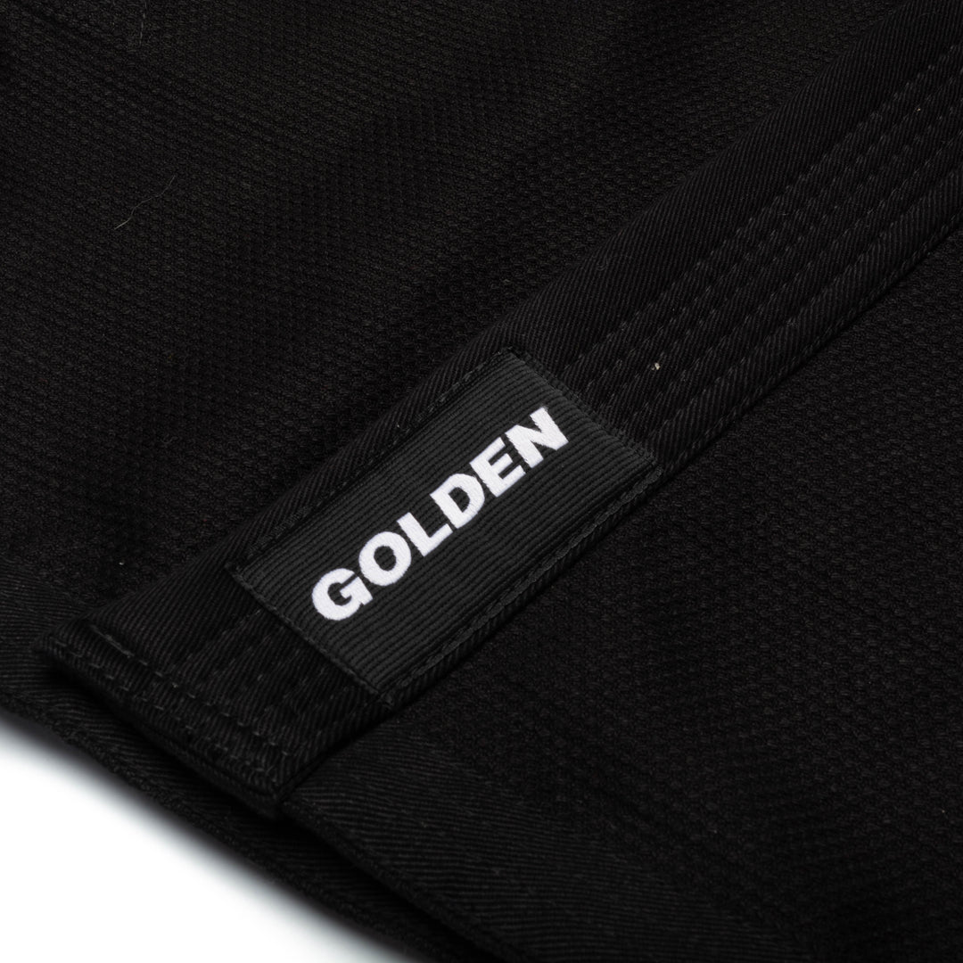 Kimono de Jiujitsu Golden Pro Negro/Rojo- 100% Algodón