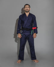 Kimono de Jiujitsu Golden Light Azul/Verde- 100% Algodón
