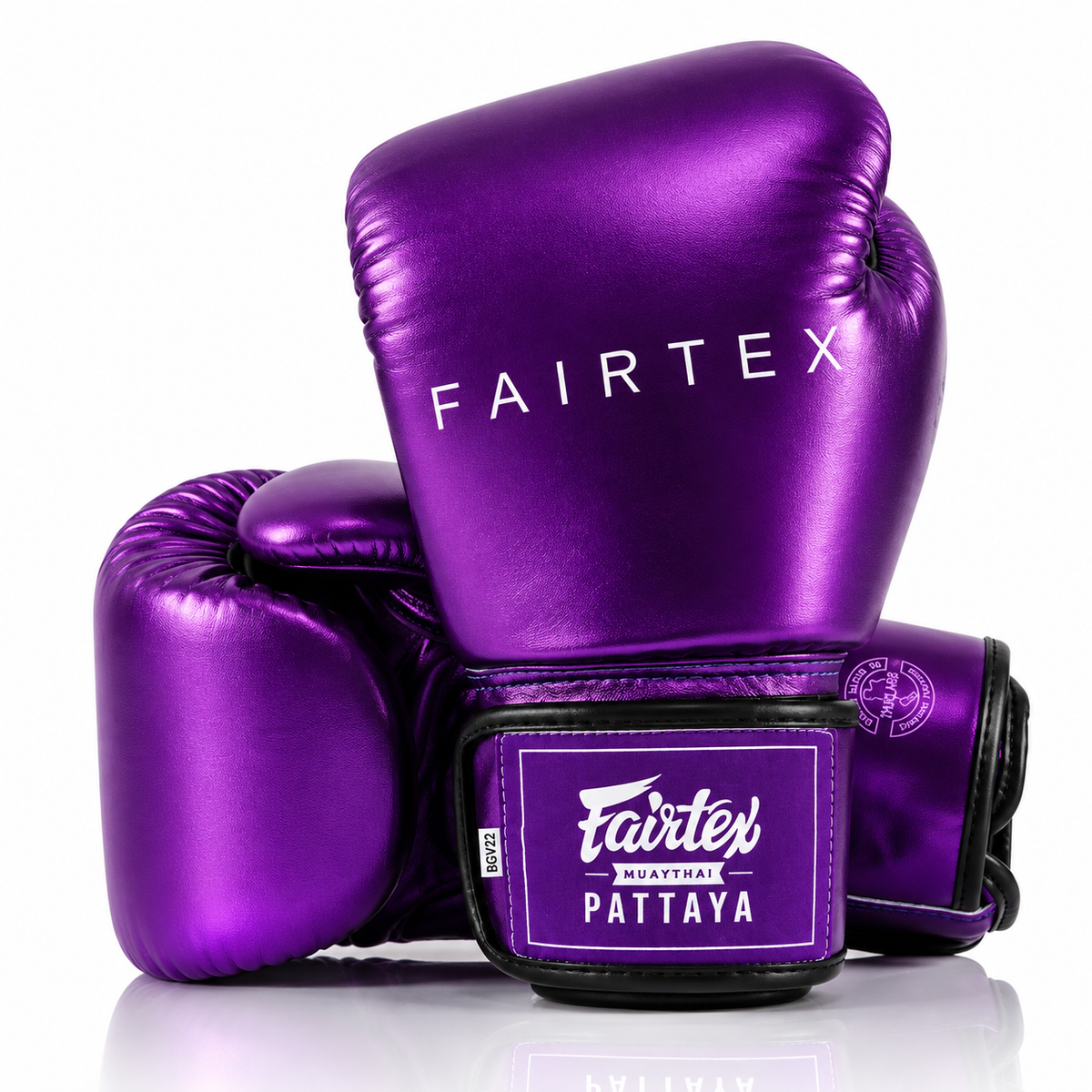 Guantes de boxeo Fairtex BGV22 Metalico - 100% Microfibra