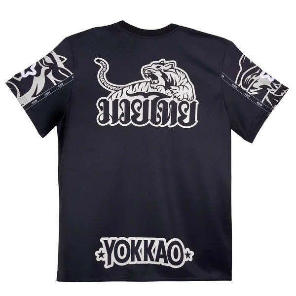 Polo Workout Yokkao Original Silver - Negro
