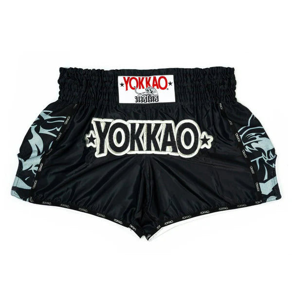 Shorts de Muay Thai Yokkao Original Silver