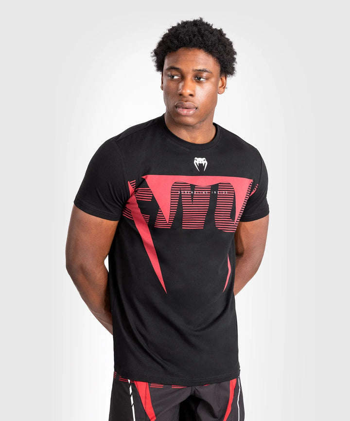 Polo Venum Adrenaline Negro/Rojo - 100% Algodón