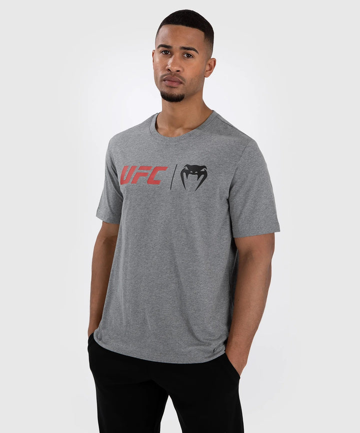 Polo Venum UFC Classic Gris/Rojo - 100% Algodón