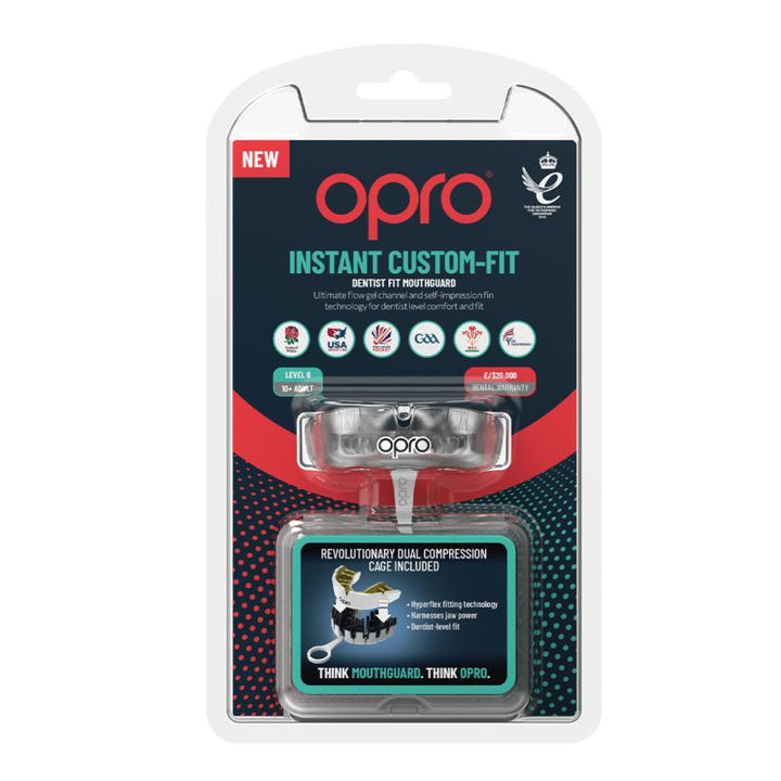 Protector Bucal OPRO Instant Custom Transparente Adulto