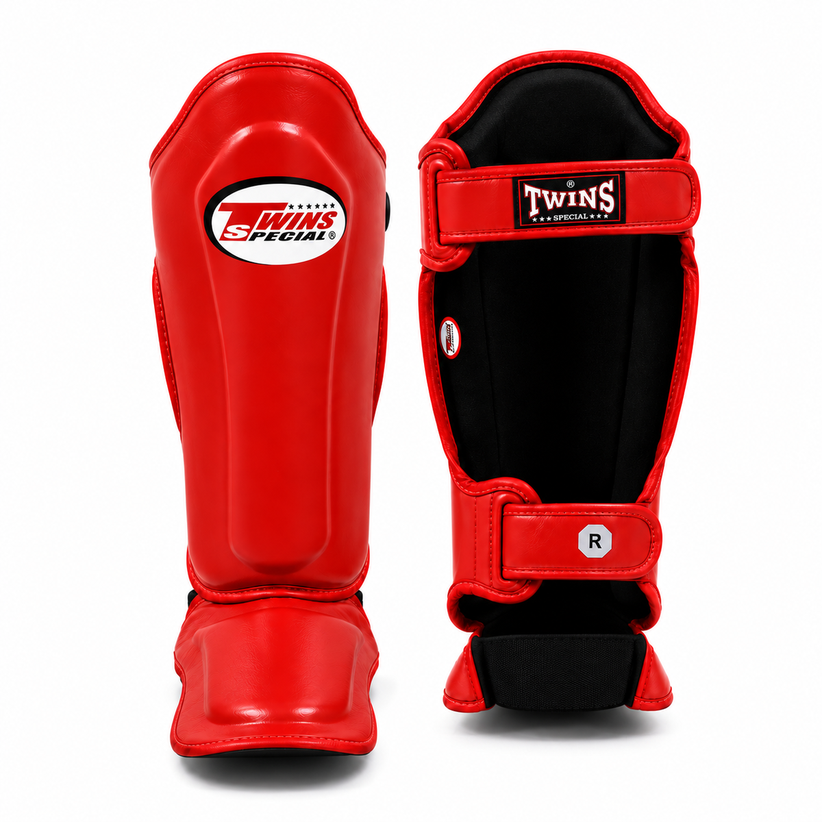Canilleras de Muay Thai Twins Special Doble SGL10 - 100% Cuero
