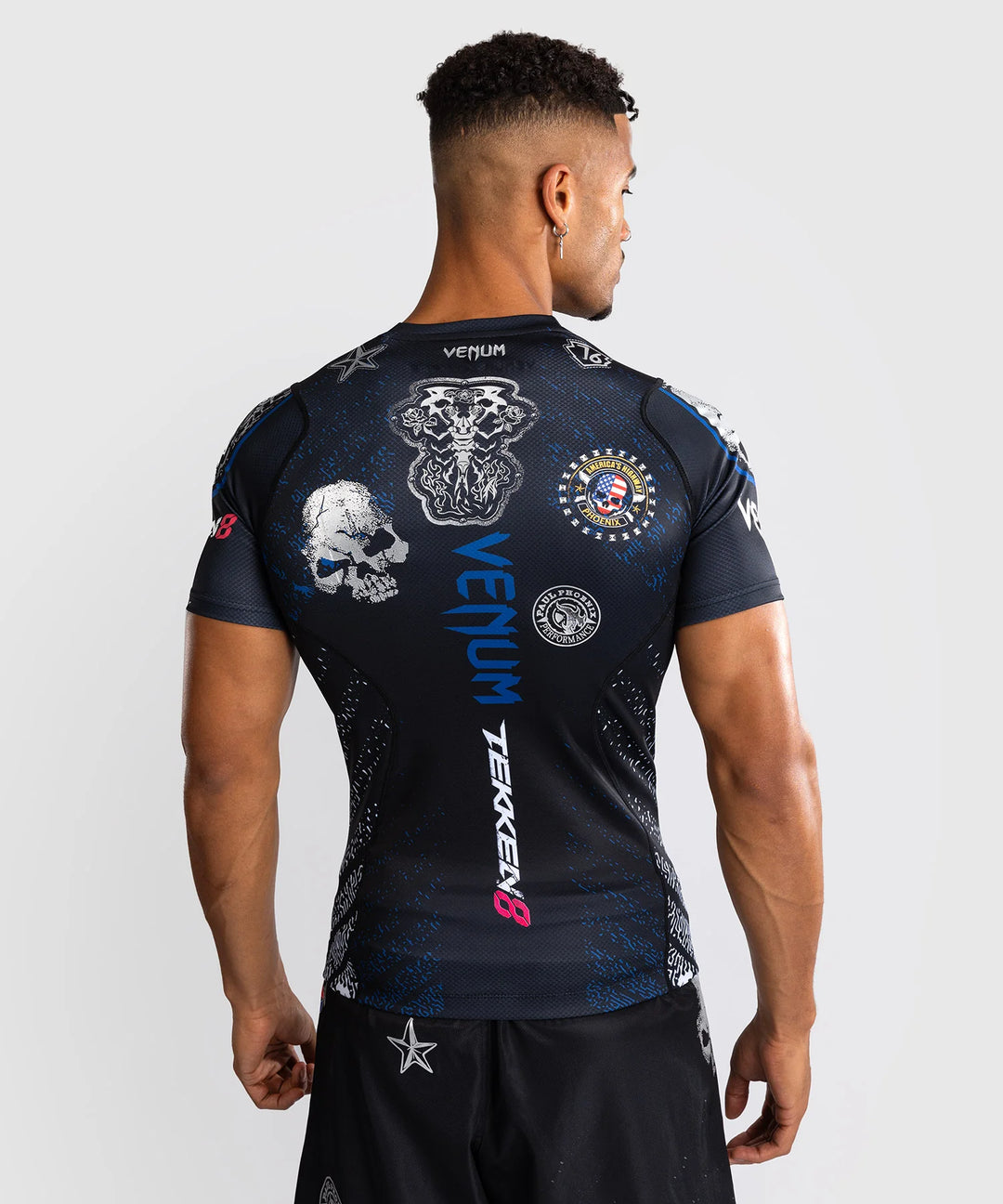 Rashguard Venum x Tekken 8 Paul Phoenix - Negro/Azul