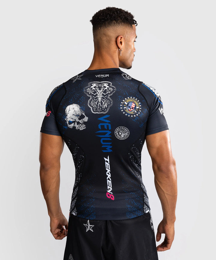 Rashguard Venum x Tekken 8 Paul Phoenix - Negro/Azul