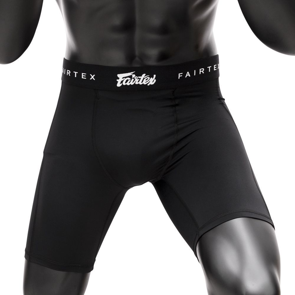 Short de Compresion con Protector Genital Fairtex GC3  - Negro