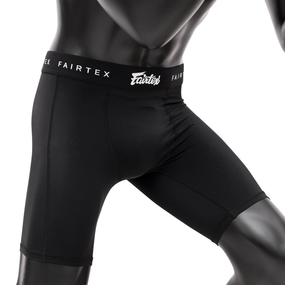 Short de Compresion con Protector Genital Fairtex GC3  - Negro