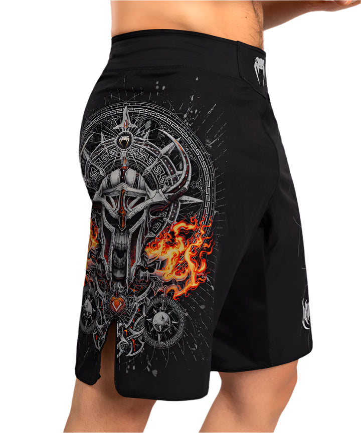 Short de MMA Venum Gladiator 5.0 - Negro /Plateado