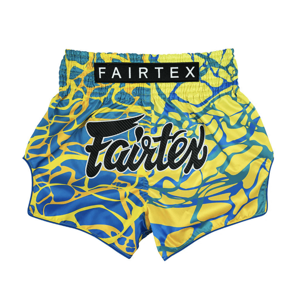 Shorts de Muay Thai Fairtex BS1927 Magma Verde - 100% Poliester