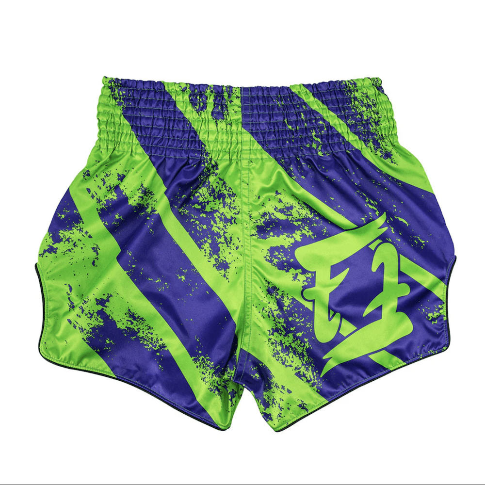 Shorts de Muay Thai Fairtex BS1928 Street King Verde - 100% Poliester