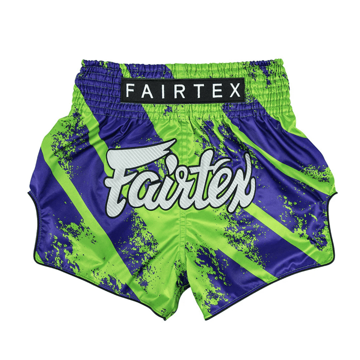 Shorts de Muay Thai Fairtex BS1928 Street King Verde - 100% Poliester